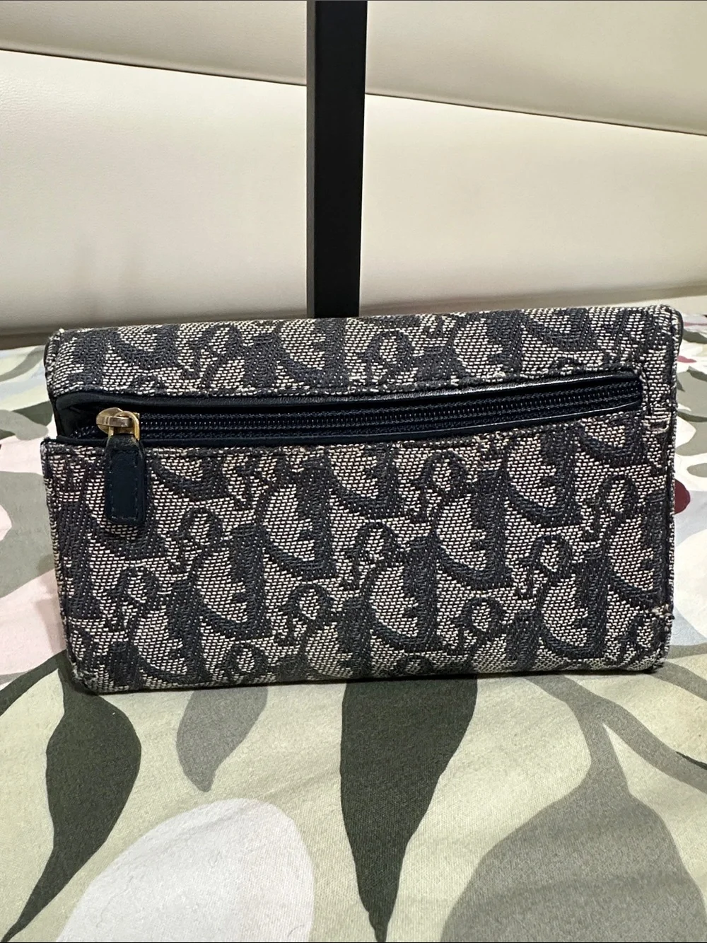 Dior Denim 'Saddle' Wallet